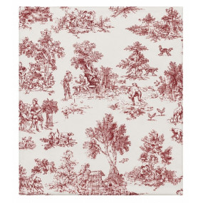 Toalha TOILE DE JOULE VERMELHO 230CM